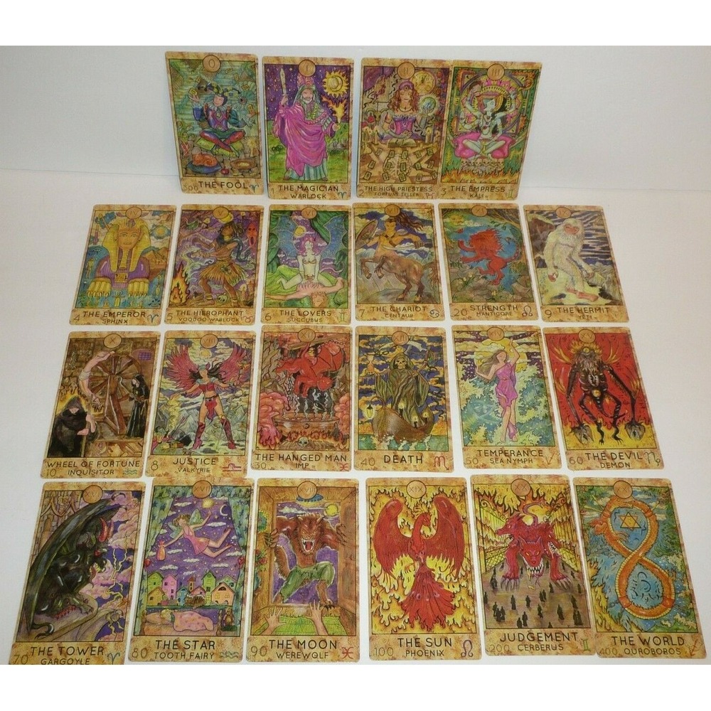 Major Arcana Tarot Card Suit Replacement Spirit Halloween Occult Karma Journey